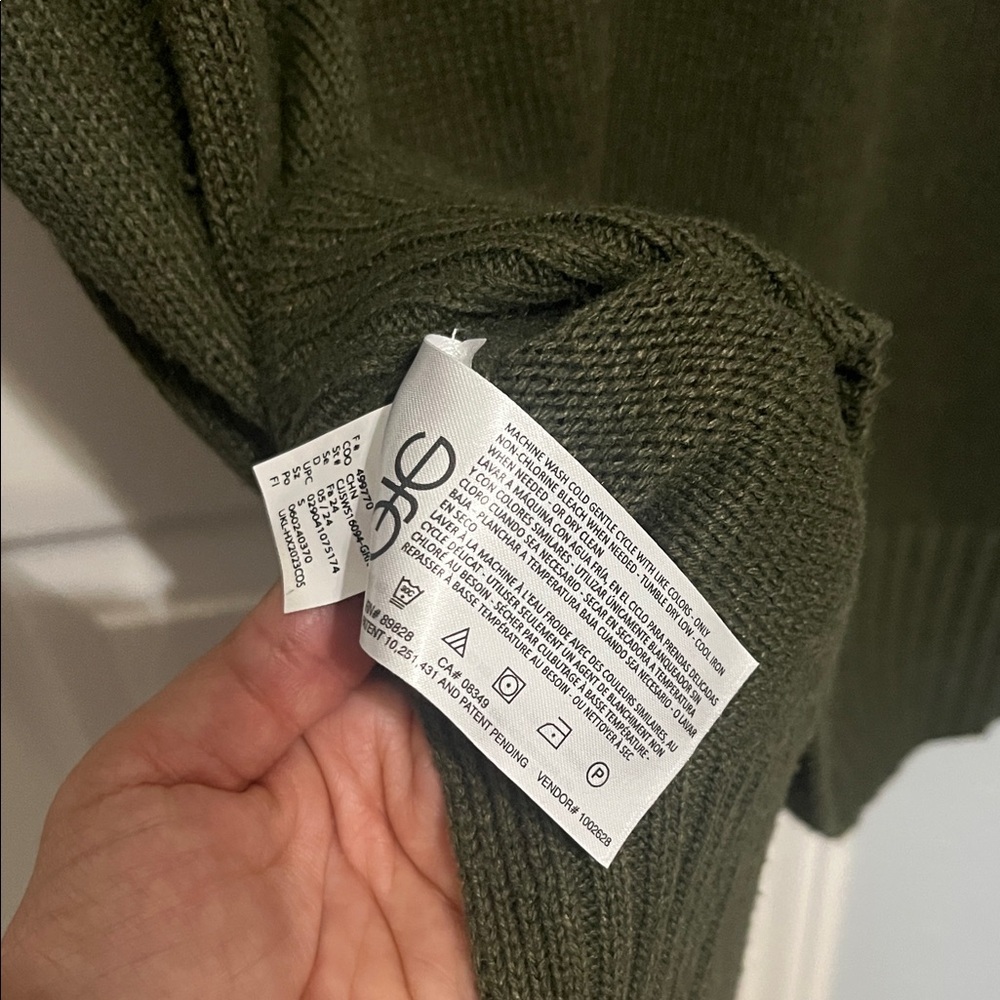 Jessica Simpson Dark Green Long Sleeve Dress - Picture 5 of 5
